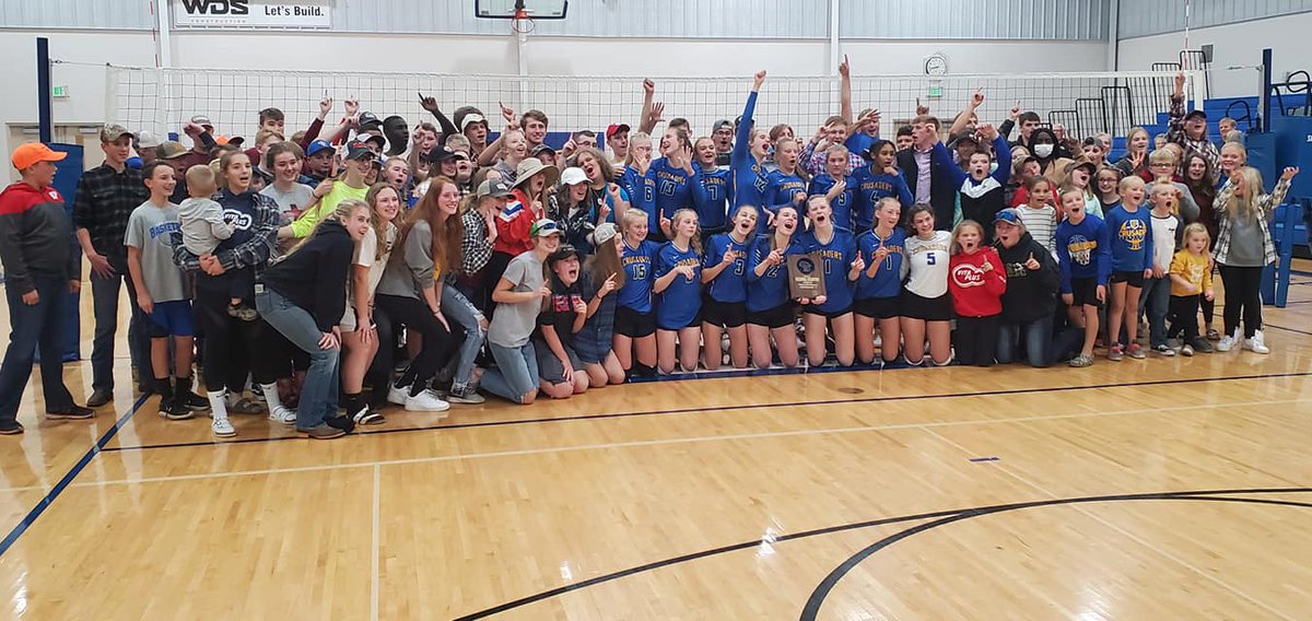 CrusaderTweet's tweet photo. Meet your Regional Champions!!  @CrusaderZoneCWC knocks out defending state champion Catholic Central tonight in four sets! #ChampionsWithChrist https://t.co/bUdSVEQ6bs