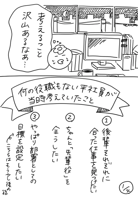 【社会人3年目】220人の会社に5年居て160人辞めた話
213「後輩指導 2」全3話になる予定
ブツブツブツブツ悩んでいます。
#漫画が読めるハッシュタグ #エッセイ漫画 #コルクラボマンガ専科 