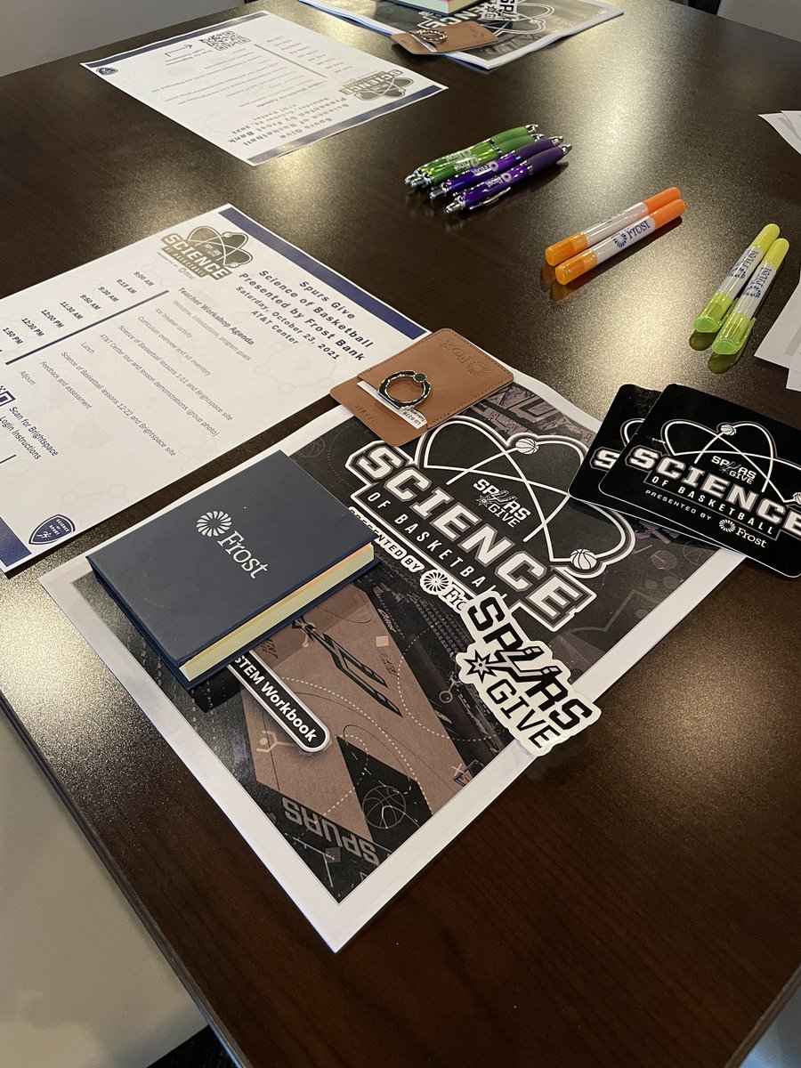 sciencebaseball's tweet photo. Thank you @SpursGive and @FrostBank for supporting the @spurs Science of Basketball program throughout @SAISD schools #STEMeducarion #DoStuffThatMatters #GoSpursGo https://t.co/0KBLRcMifM