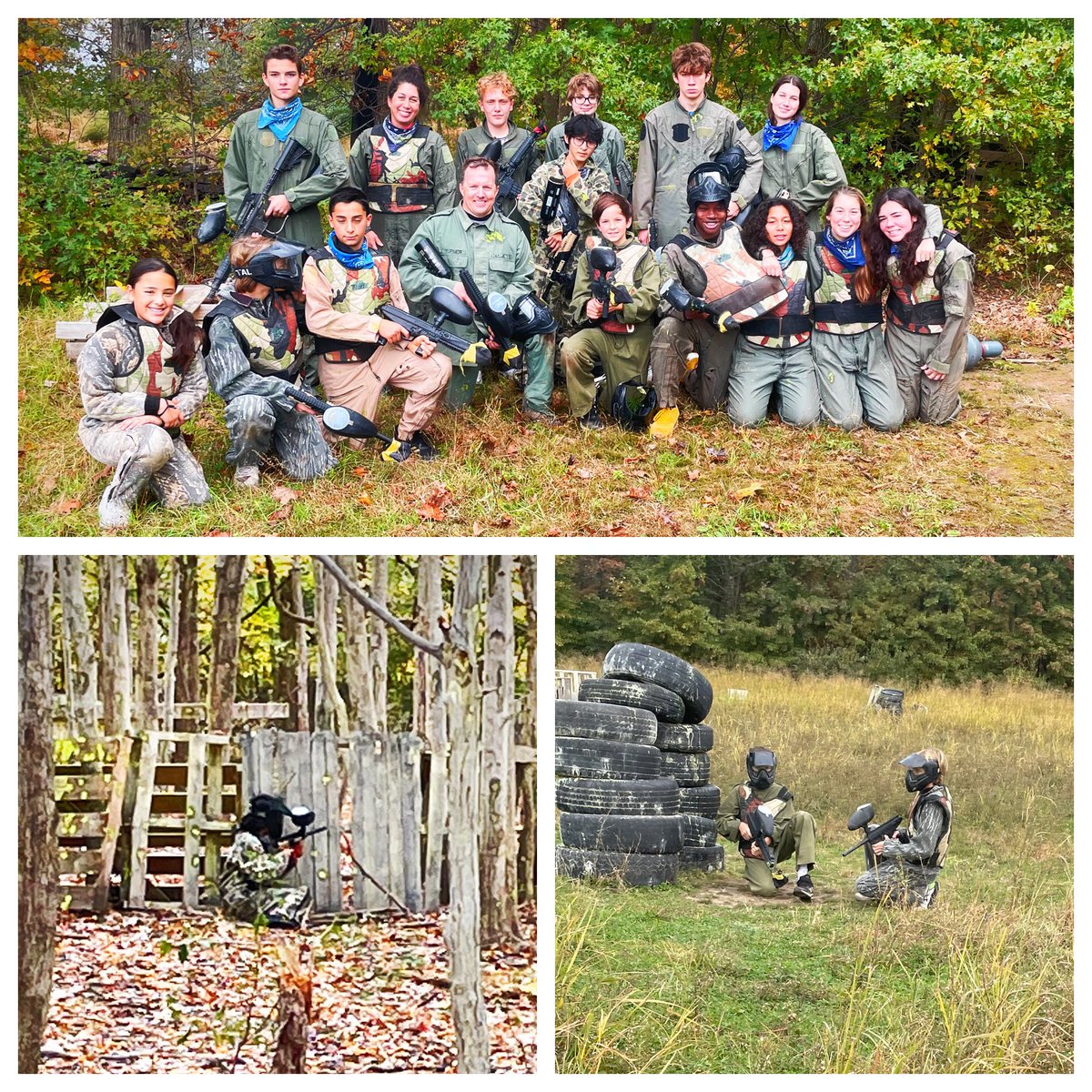 TPS_ResLife's tweet photo. @tps_news It was a fun-filled paintball afternoon for this group of residential students! #TPSResLife #BouncingBack https://t.co/FGX9QzUwnm