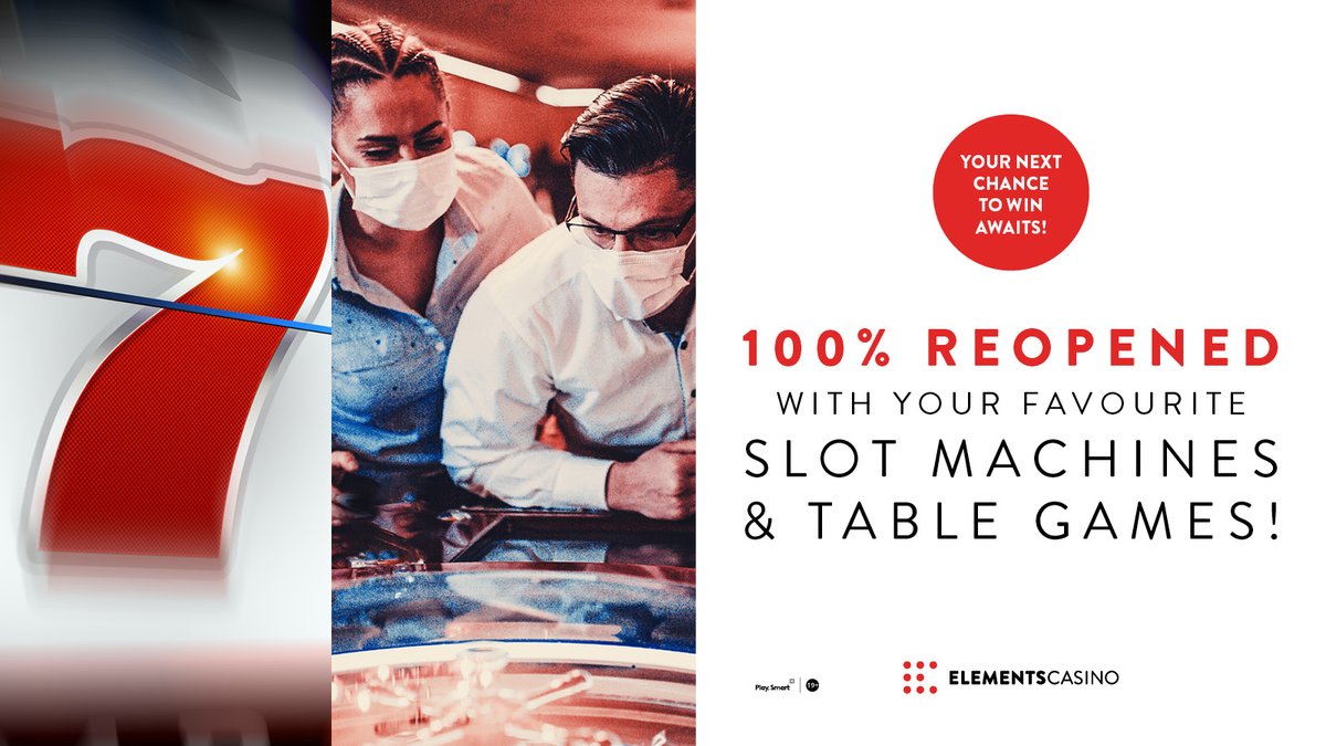 ElementsFlam's tweet photo. As of this Monday, October 25, 2021, Elements Casino Flamboro is lifting capacity restrictions and will operate at 100% occupancy. You will soon enjoy the ease of finding your favourite game anywhere on the casino floor to amplify your experience! https://t.co/z26T8O8SCN