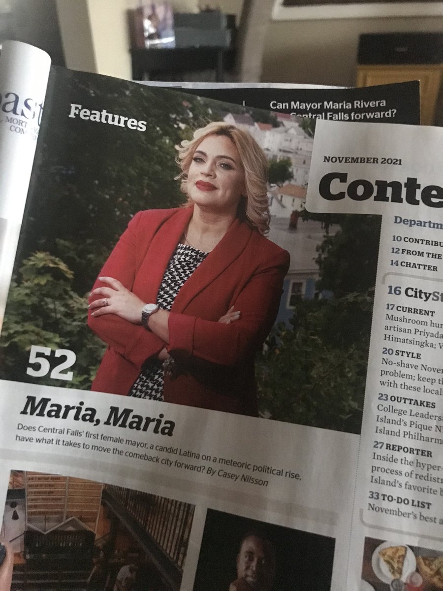 MariaForCF's tweet photo. María, María ❤️ Thank you @RIMonthly for highlighting my uncensored life in your November edition. My life has done a 360 in the past few years and I wouldn’t change it one bit. #Grateful #Blessed https://t.co/ppw1yuWfiB
