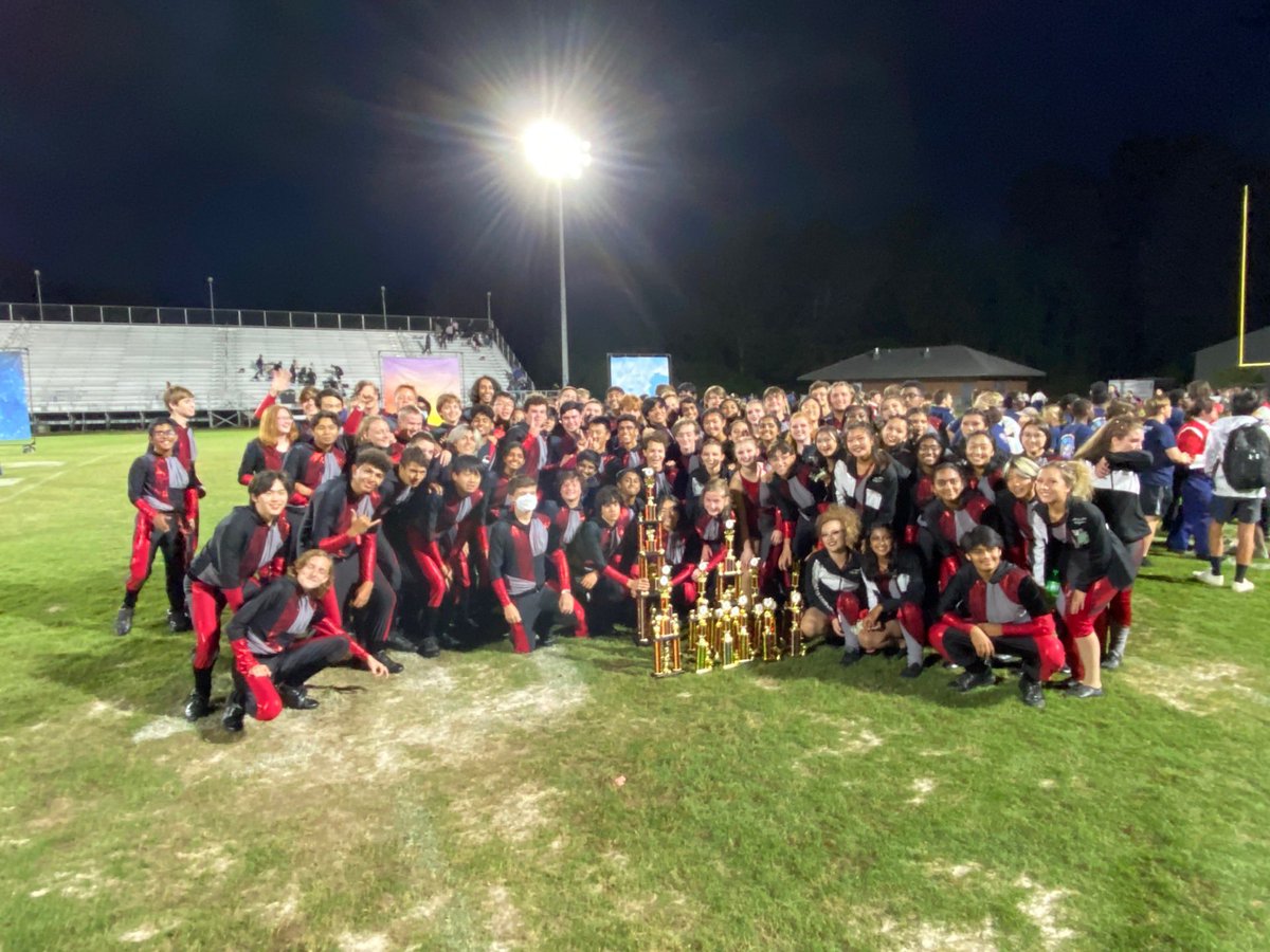 We’re Grand Champions again at the Pike Co. March the Plank Invitational!  Superior ratings all captions, 1st place all captions in their class, 1st place overall wind, percussion, visual, color guard, 3rd place overall drum major, &amp; Grand Champions! <a href="/ldubillson/">Laura Wilson</a> <a href="/SouthForsythHS/">SouthForsythHS</a>