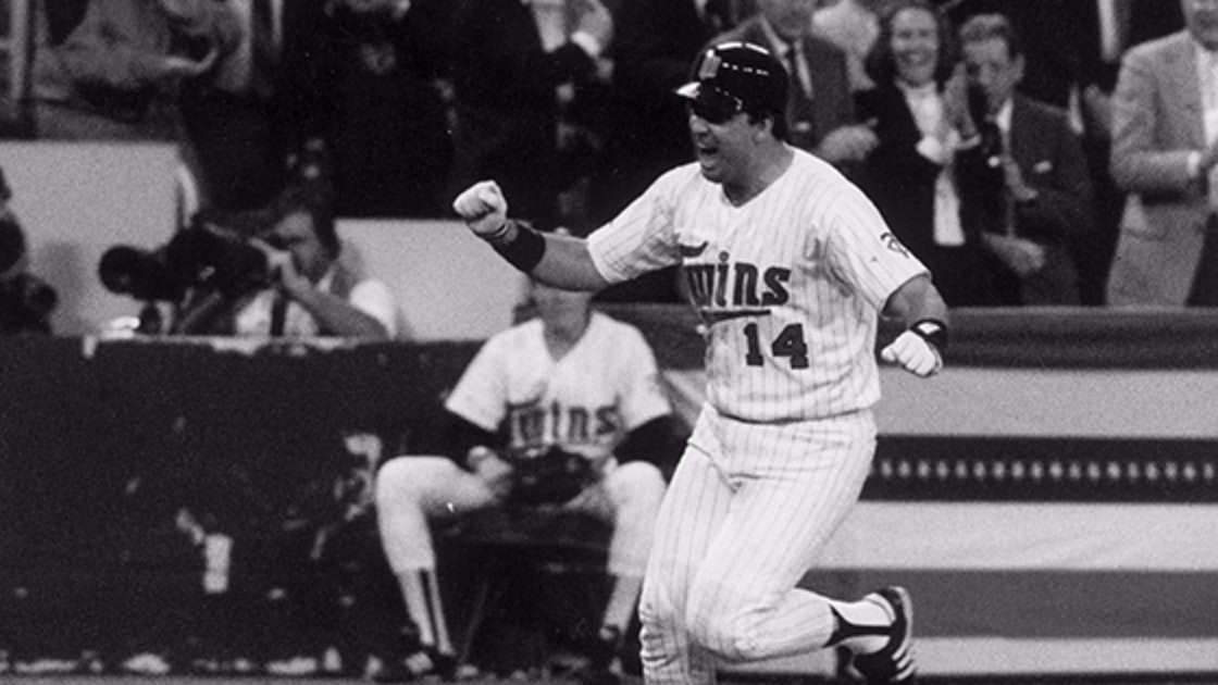 TwinsAlmanac's tweet image. At about this exact moment 34 years ago, #MNTwins first baseman @Hrbie14 was enjoying prime rib and champagne at Lord Fletcher's on Lake Minnetonka after hitting a grand slam in Game 6 of the #WorldSeries.