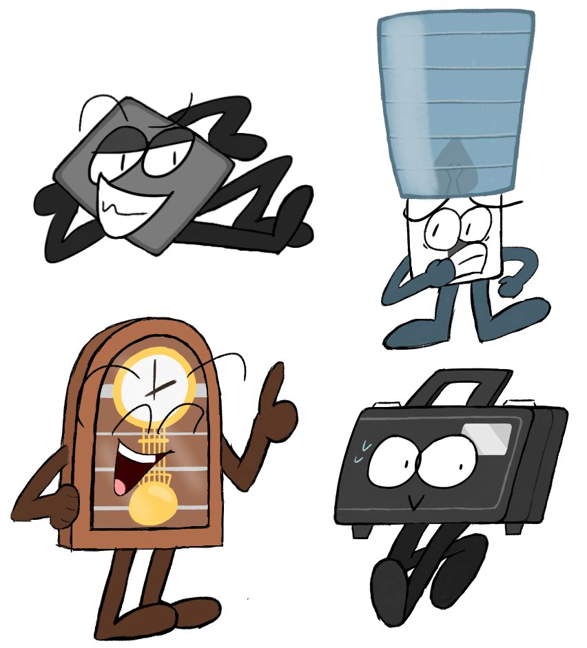 attempting to draw some of my faves before RFTK 6 drops #objectshows #raceforthekeys