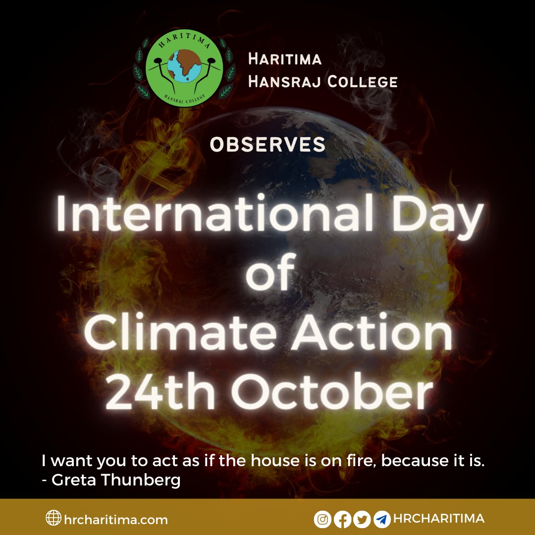 hrcharitima's tweet photo. Greetings from Haritima- The Environmental Awareness Society of Hansraj College☘️☘️

"No challenge poses a greater threat than climate change" — Barack Obama 
#haritima  #hanschetna #hrcharitima #frames #haritimaexpress #MillionMore #delhiuniversitynorthcampus #geogreen https://t.co/Vqisl5aWmO