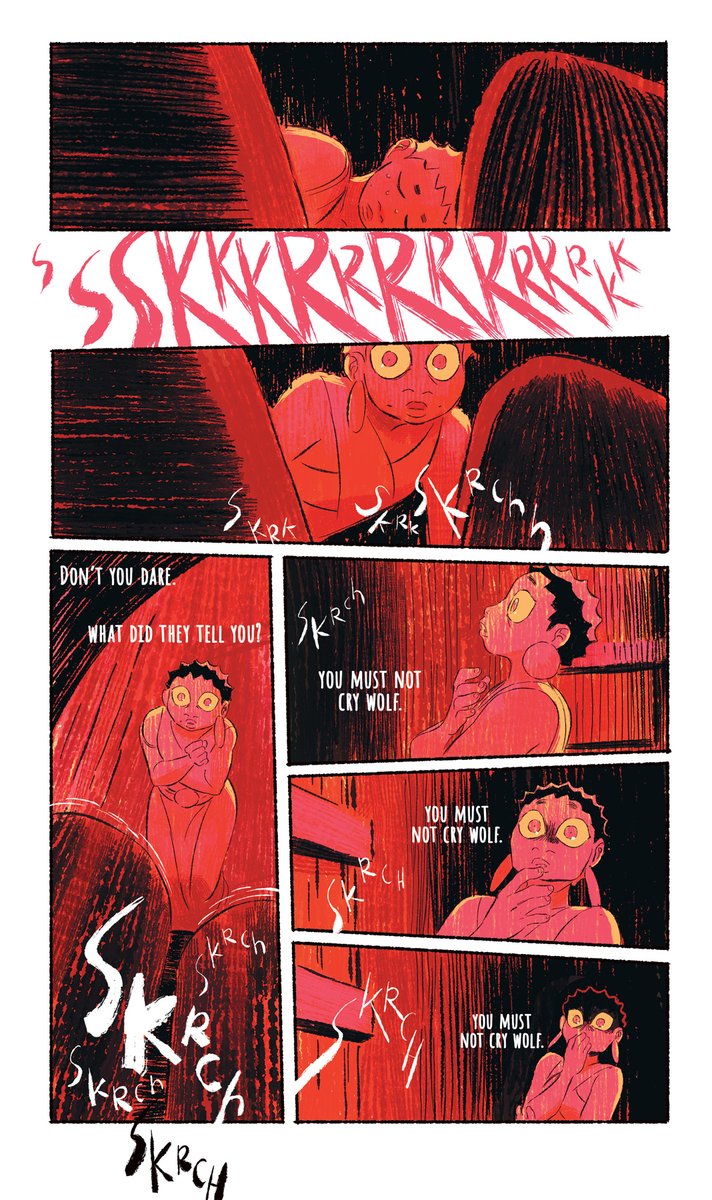 Since it 'tis the spooky season, I am once again bumping my comic about the horrors of not being believed, Cry Wolf Girl!

48 pages, winner of the 2020 Ignatz Award for Outstanding Comic. 

https://t.co/DogUb3cyLZ 
