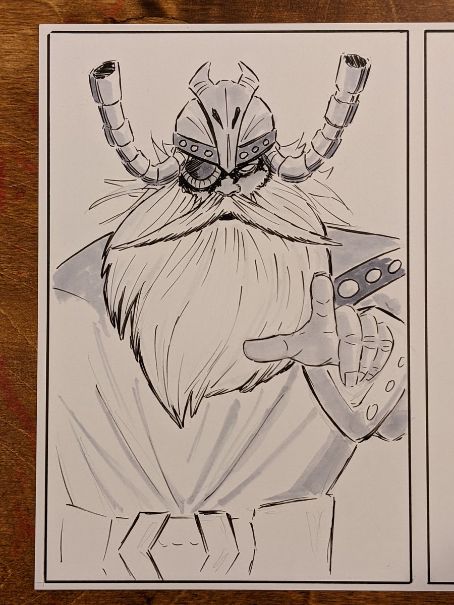 Day 16 (I have no concept of dates) of #Jacktober is the mighty Odin.