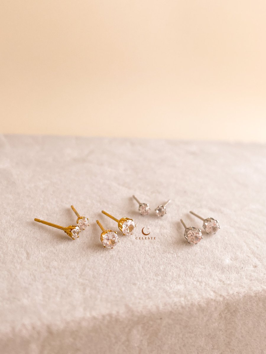 getCeleste_'s tweet photo. Introducing our LOWEST PRICED STUDS ever - Crystal Ball Studs! 🙈🤪 available in 2 colors (gold&amp;silver) and 2 sizes (4mm&amp;5mm)! 🤍 

Purchase for only P79 only!! 🌸😛

https://t.co/Q4irQ1xGs0
https://t.co/xWQDbY0CEn https://t.co/cdp70T3CFg