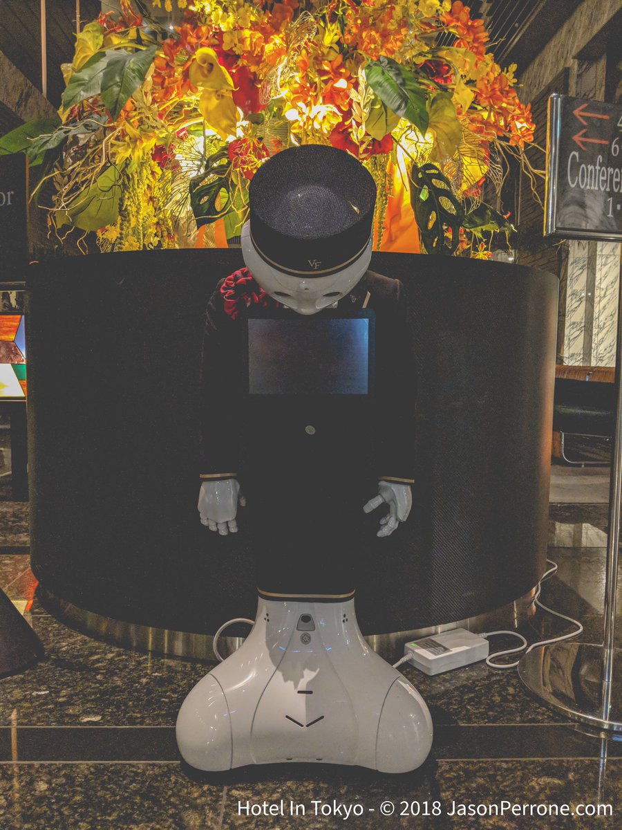 JPerroneFineArt's tweet photo. What do robots dream about?
**
Robot in the lobby of my hotel in the middle of the night. Tokyo 2018 https://t.co/TJAptpeMQD
**
#robot #tokyonight #tokyonights #tokyo #tokio #robotics #irobot #sleepingrobot #travelphotography #travelingfool #backtothefuture #cloudminds https://t.co/rwXI0rJbbL