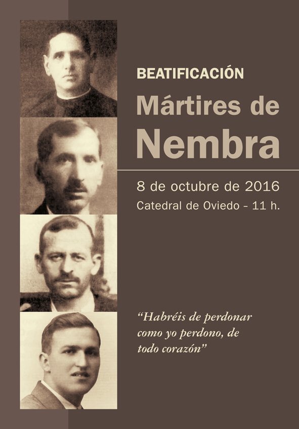 VistoMelchor's tweet photo. Mártires de Astorga, mártires de Nembra IX Jornadas martiriales @architoledo https://t.co/GaNG5l7Olh