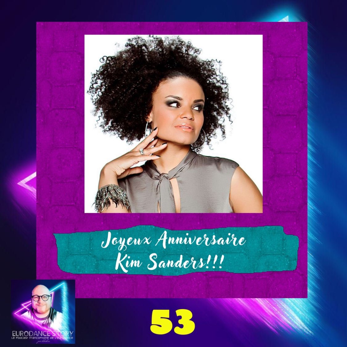 Eurodance_Story's tweet photo. Joyeux Anniversaire Kim Sanders qui fête aujourd’hui ses 53 ans! 🥳🥳😘 Quel est votre titre préféré de sa discographie? #birthday #eurodance #kimsanders #culturebeat #loft https://t.co/SfY4LOYezC