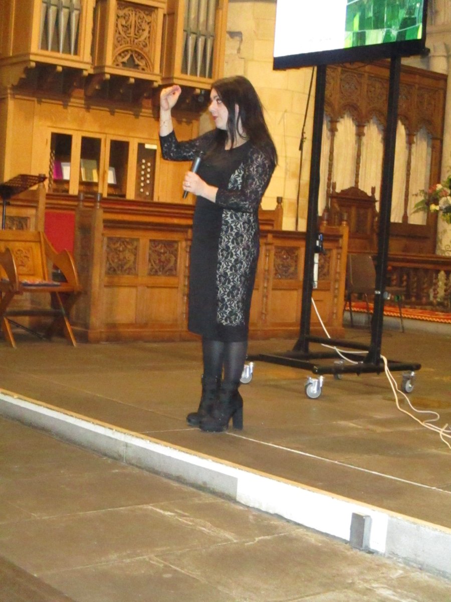@DrJaninaRamirez gave a very enthusiastic and well received talk last night @MalmesburyAbbey for the  @VisitWiltshire WessexWeek and dropped a few hints about 2022. It's going to be an exciting journey to look forward to next year #Femina