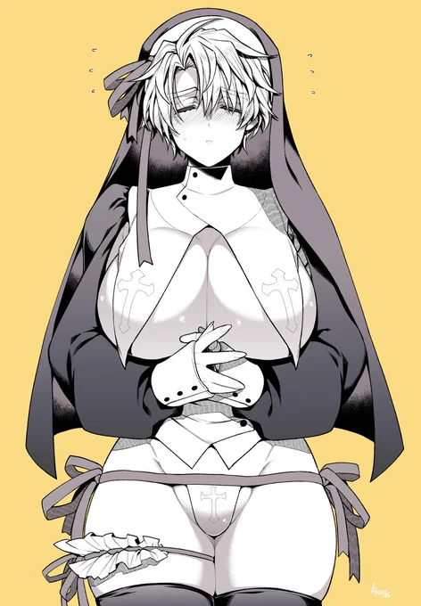 【※女体化注意※】シスター若にょク♀👑(再掲) 