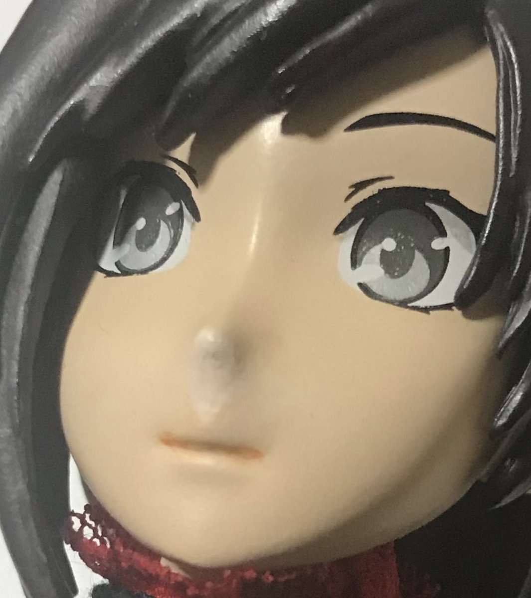 Q0vClE9db3MO80Q's tweet photo. #これを見た人は加工前と加工後を貼れ #RWBY #RWBY3
スリーゼロ1/6スケールドール
ルビーローズ。鼻の所はまだエアブラシ仕上げしていない。 https://t.co/w0Zwj5uMP4