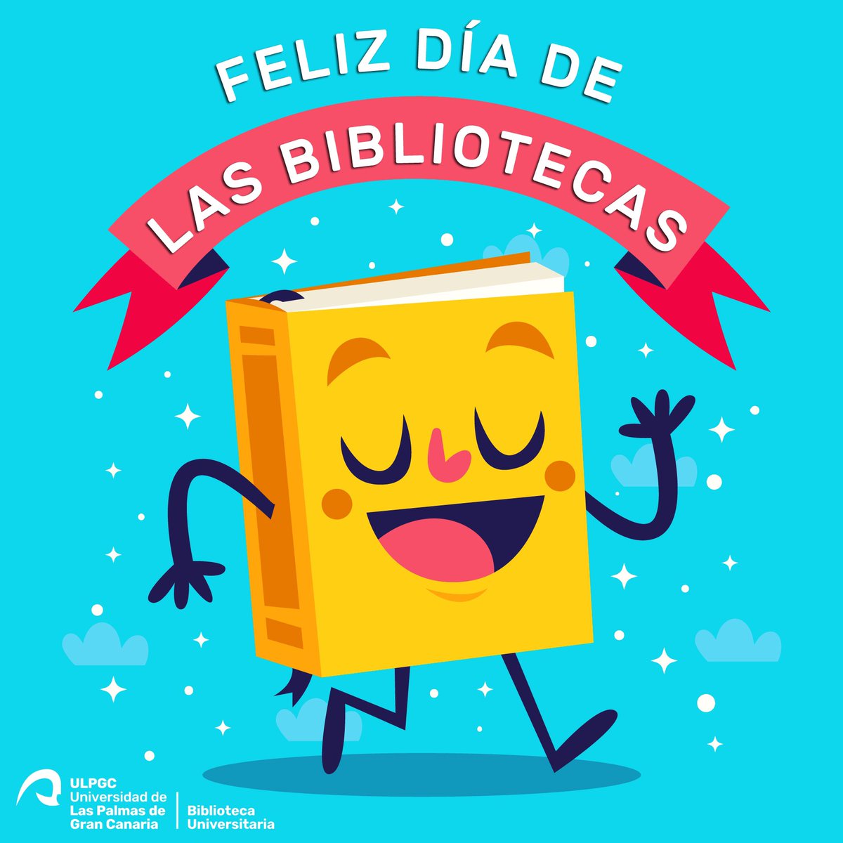 📚Desde la Biblioteca de la Universidad de Las Palmas de Gran Canaria les deseamos un feliz Día Internacional de las bibliotecas 💫