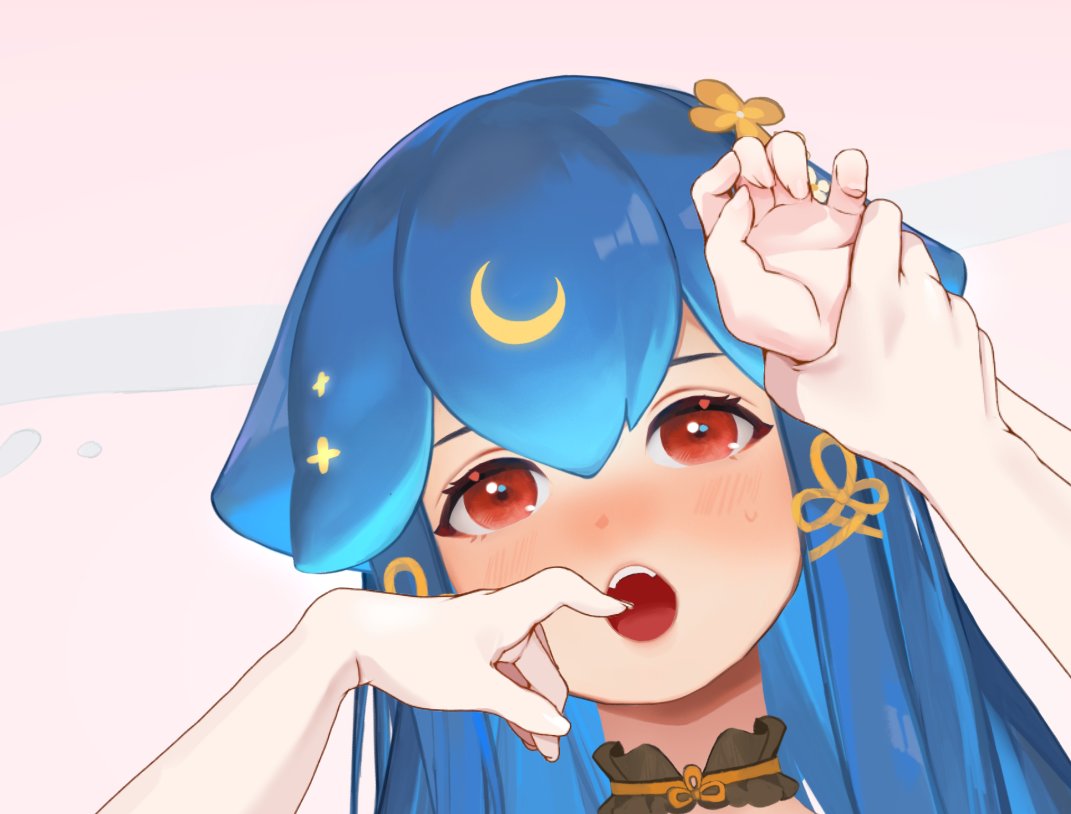 「D-did you get the barnacle out y-yet...?」|Bao 🐳 52-Hertz Whaleのイラスト