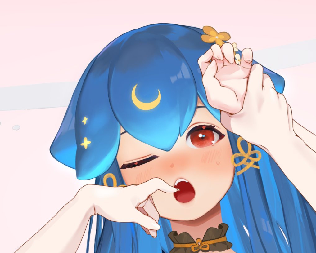 「D-did you get the barnacle out y-yet...?」|Bao 🐳 52-Hertz Whaleのイラスト