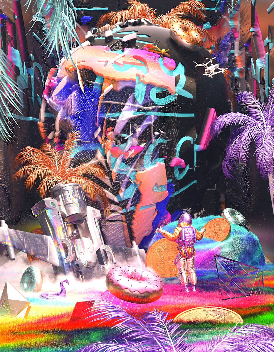 mbsjq's tweet photo. I’m just a mad man using mad colors 🌈 https://t.co/5AryZyihSJ