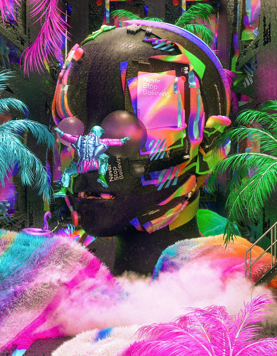 mbsjq's tweet photo. I’m just a mad man using mad colors 🌈 https://t.co/5AryZyihSJ