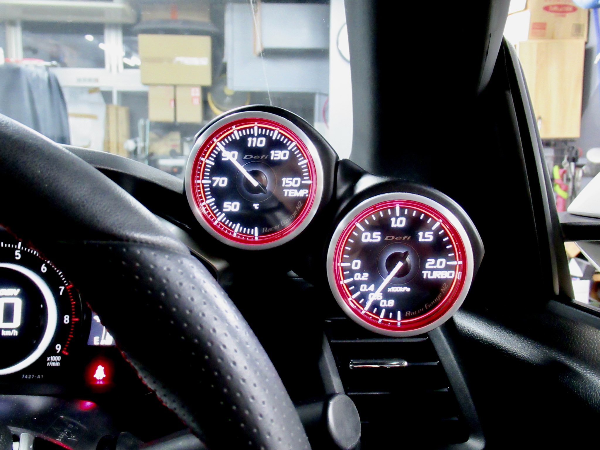 Defi Racer Gauge N2 60 ブルーDF16601 ブースト計 【公式通販】
