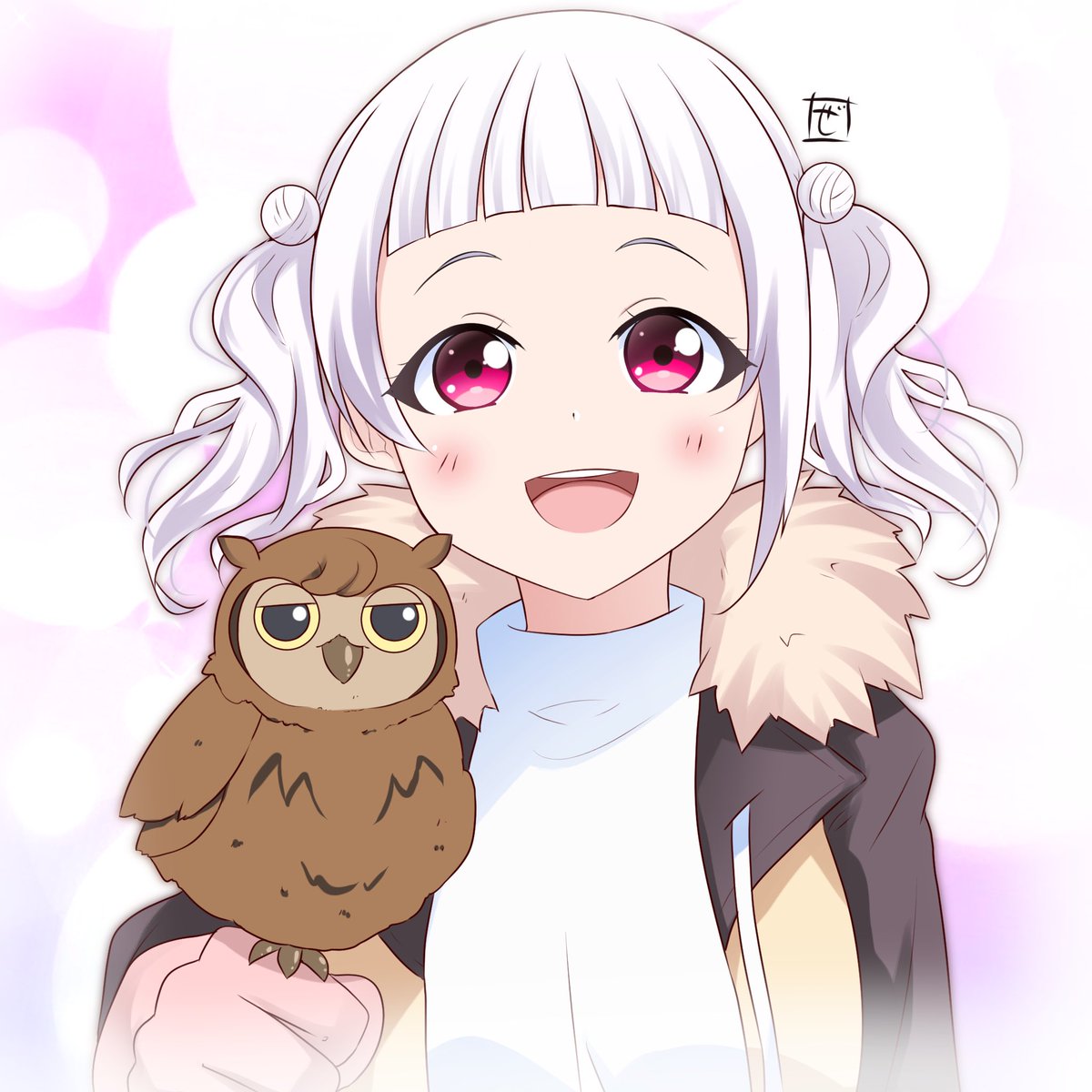 「ツインテちぃちゃん🦉 」|ぜろのイラスト