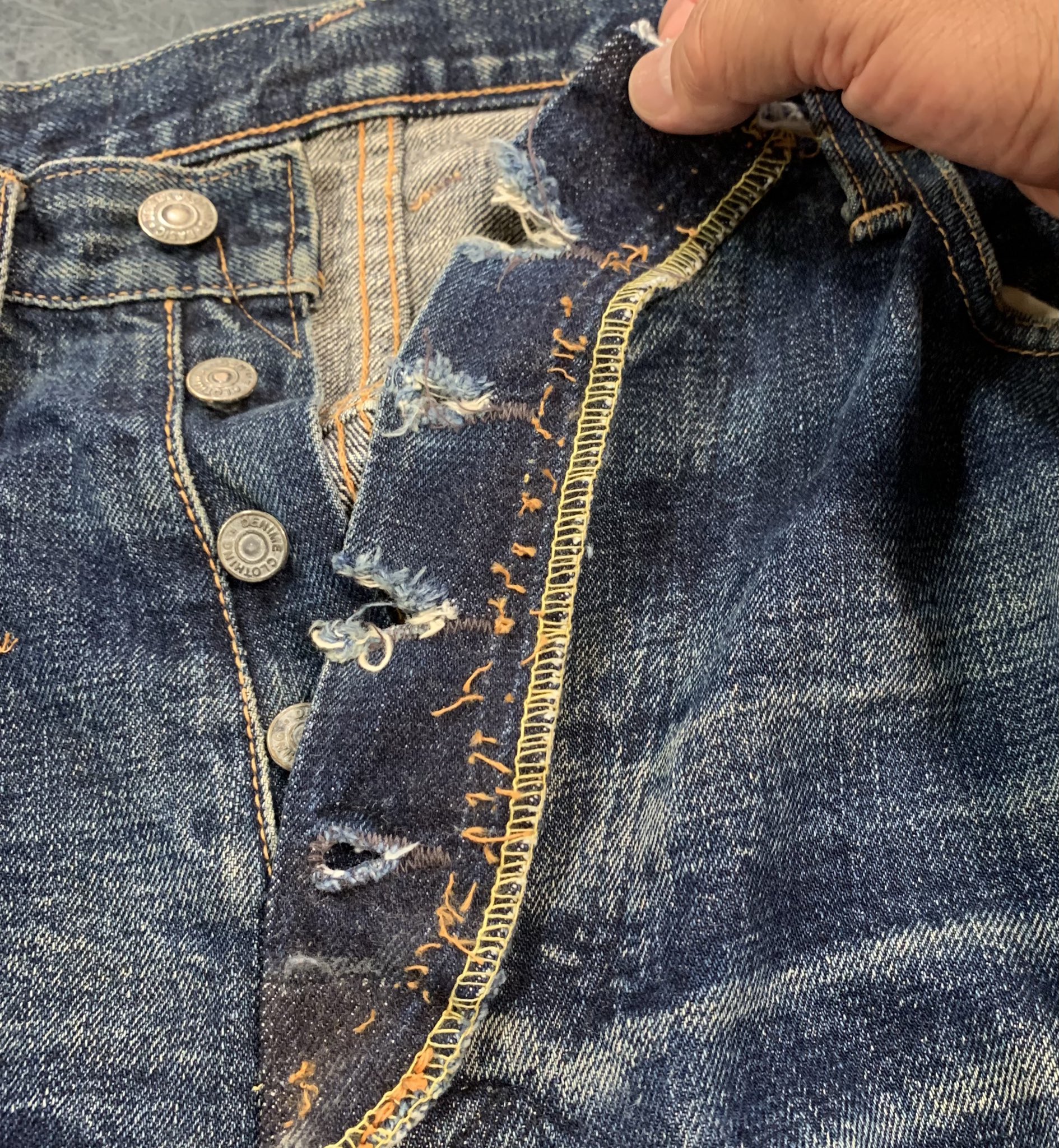 ポリカーボネイト製キッチンポット リーバイス 646-0217 76年製 ボタン