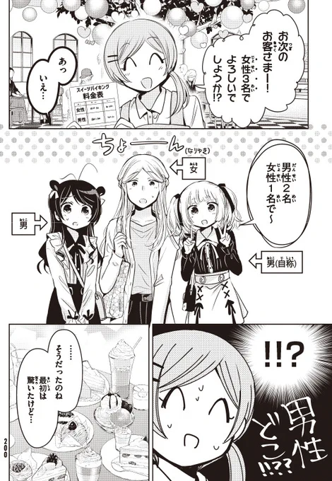 男の娘とスイーツバイキング♂ 