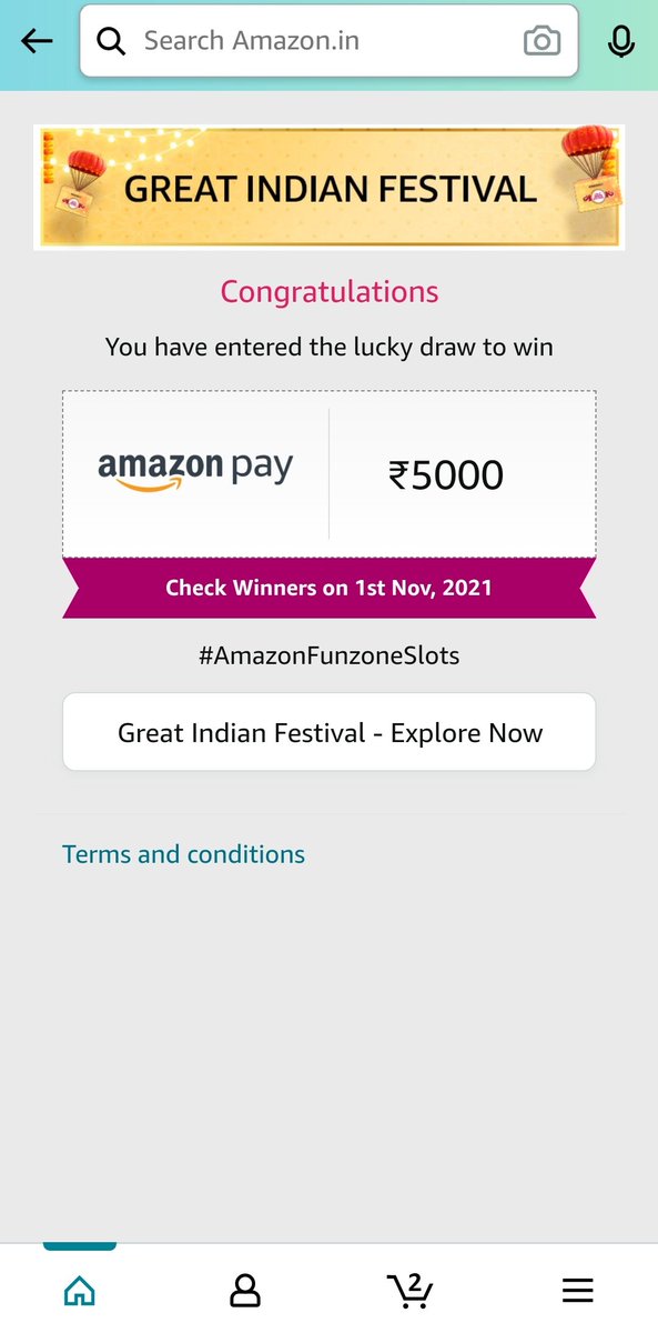RAMIJMONDAL1998's tweet photo. #Amazon  #AmazonFunzoneSlots 
@amazon @amazonIN https://t.co/CPZsWkslSS
