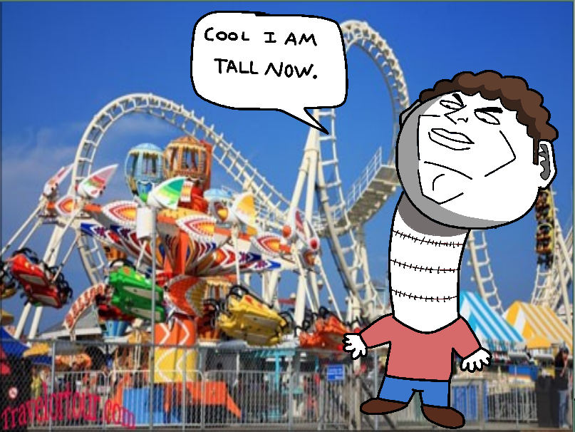 TheDandyLad's tweet image. Thank you so much to everyone who donated to my neck-extension funds. We raised $37,203 to add 5ft to my overall height. I now measure in at 10'9'', which means I am now tall enough to ride every attraction at any amusement park worldwide. Miracles do come true.