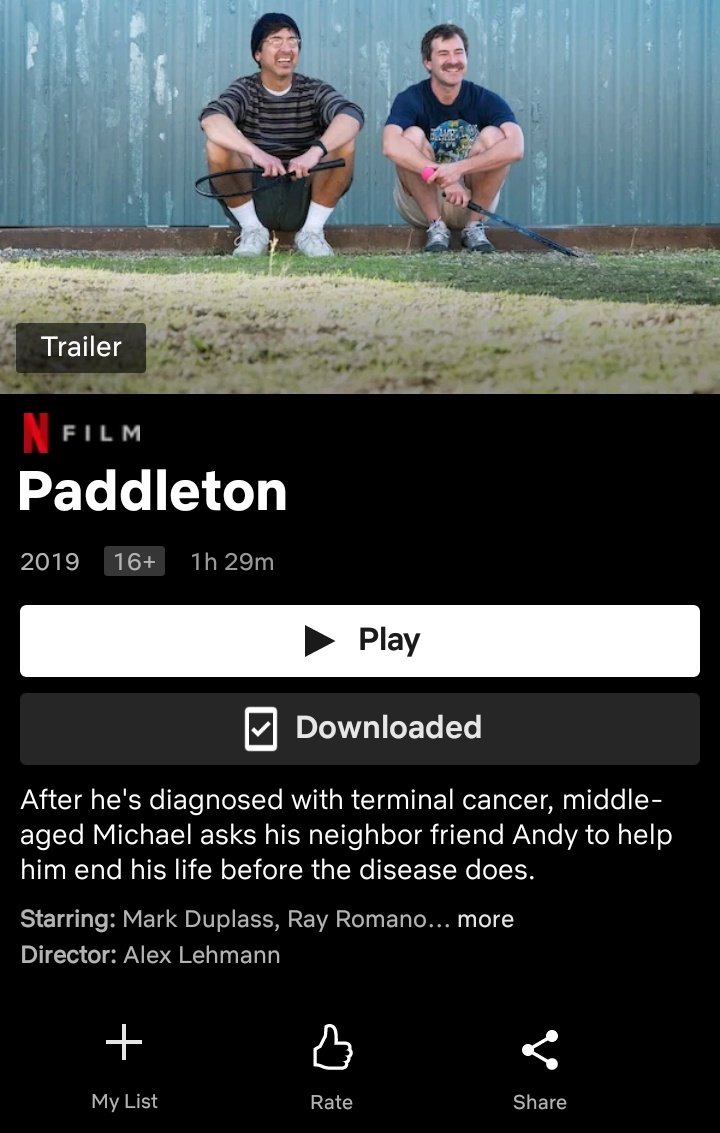Ashok588500's tweet photo. 572) #Paddleton (2019 - English )
2 நண்பர்களுக்குள்ள நடக்குற கதை. ஒரு சோகமான சம்பவம் நடக்கப்போகுதுனு emotions'a புழிஞ்சி எடுக்காம அழகான fun moments படம் முழுக்க நிறைஞ்சிருக்கும்❤️
Climax😪😪
Ray Romano👏
VERY GOOD👌⭐️8/10 https://t.co/kQRqnAIlt4