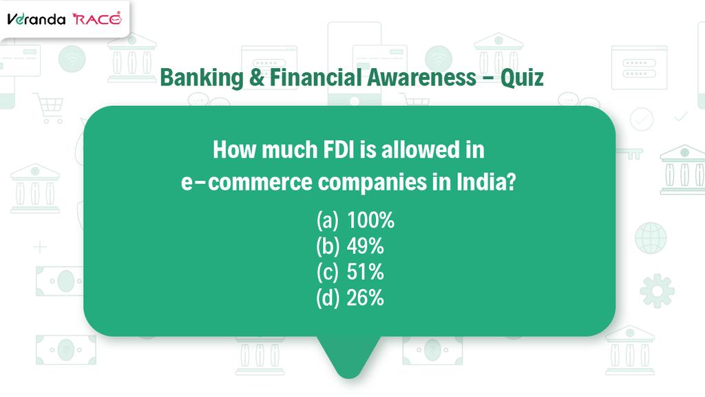 _VerandaRACE's tweet photo. Let's see how well you understand the rules of Foreign Direct Investment in India. 💪

Drop your answer in the comments section below.👇👇

#BankExam #Neft #BankQuiz #BankingQuiz #BankExams #Banking #BankCourse #CivilServices #BankingSector #BankJobs #BankStudents #VerandaRace https://t.co/hWk6gArw7f