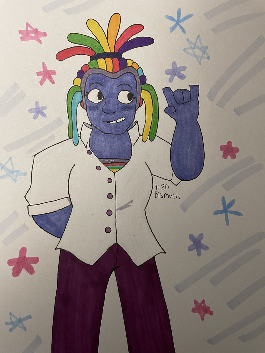 StarryCloudySea's tweet photo. Inktober Day 20 Bismuth
I bismiss you wife ๐ฅบ
#Inktober #inktober2021 #subismuth https://t.co/9l0BphlHjC