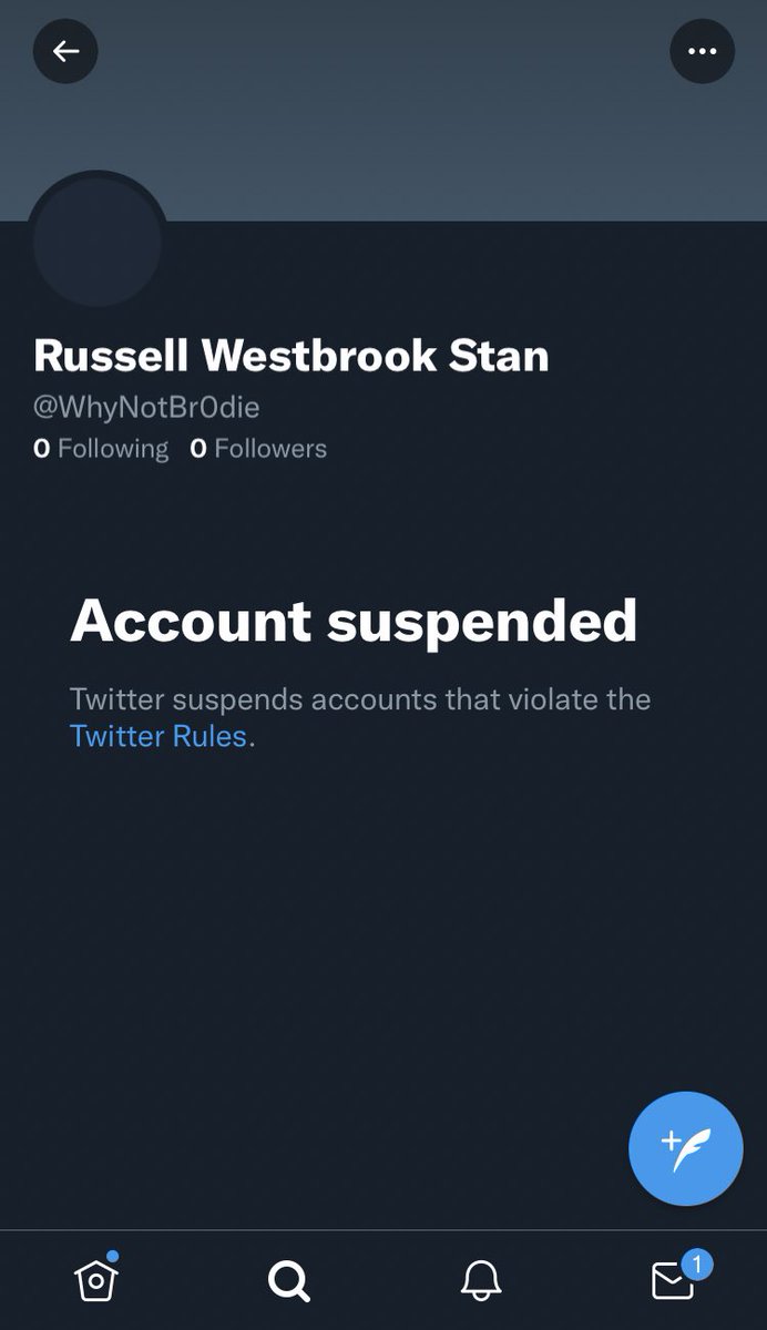 WhyNotBr0die2's tweet photo. .@WhyNotBr0die my account got suspended because I followed to much people and I lost my old number 😭 I’ll follow back everyone who likes and retweet’s this tweet #NBATwitter #RussellWestbrook https://t.co/ydfeW0QuvC