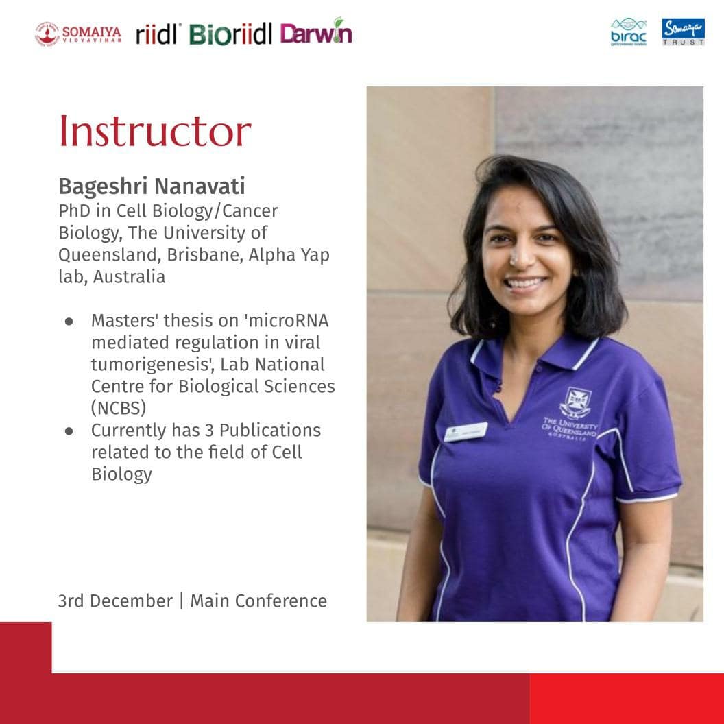 darwin_india's tweet photo. An engrossing hands-on workshop focusing on the process of Mammalian cells to Microsoft excel with Ms. Bageshri Nanavati.

For attending such an interesting workshop, do sign up for the conference scheduled between 2nd to 5th December. Sign up here:
https://t.co/10QlU3pdHQ https://t.co/jXTHsuqjJs