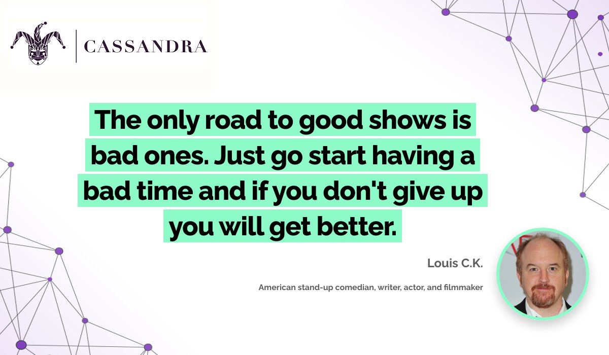 #Innovation,#Research,#Investment,#Trends,#CASSANDRA,#KnowledgeEconomy,#WorkfromAnywhere
Louis C.K.  - American stand-up comedian, writer, actor, and filmmaker  https://t.co/L47OUVKArA https://t.co/pQ4FDvxtXg