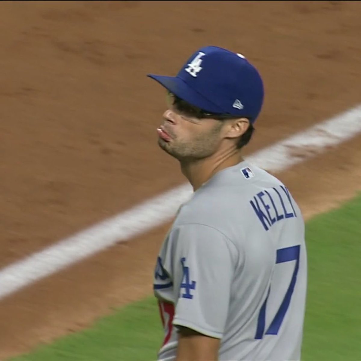 Sealows's tweet photo. @dylanohernandez “Dodgers won’t suffer a letdown against the weaker Braves..” 
Big cry. https://t.co/fXofDdIxPG