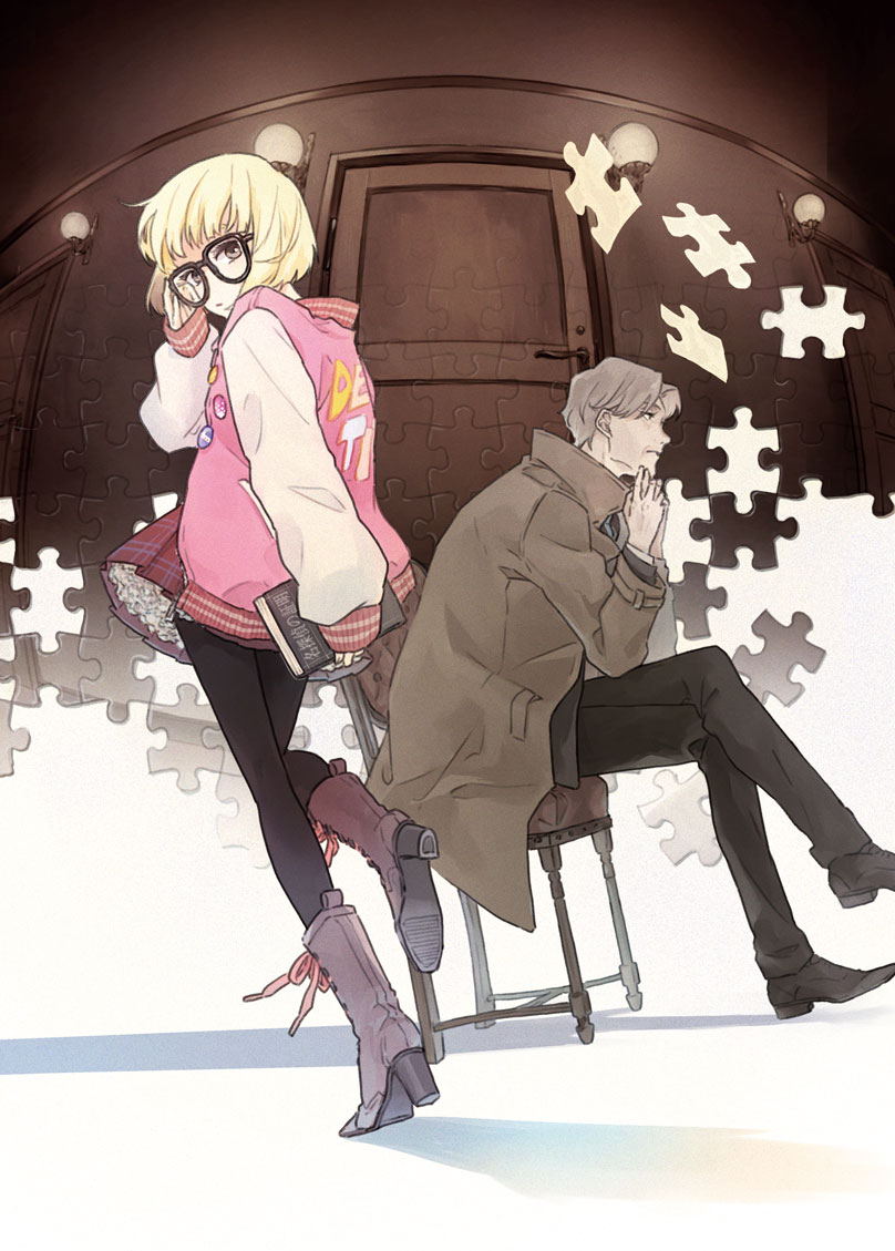 kujyoo11's tweet photo. 名探偵の証明シリーズ、タイトルなしイラスト！よろしくお願いします〜👓 https://t.co/4GMSoKcPGp