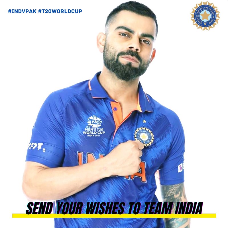 IndianCricNews's tweet photo. Send your wishes to #TeamIndia 

_
#INDvPAK #INDvsPAK #IND #India #T20WorldCup2021 #T20WorldCup #CricketTwitter https://t.co/NlI3WE0Fz0