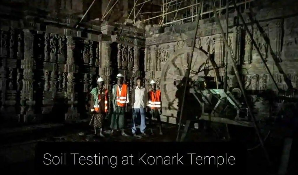 Recent Updates.
Inspecting Konark Temple (Sun Temple). 
For - Archeological Survey of India &amp; CBRI.