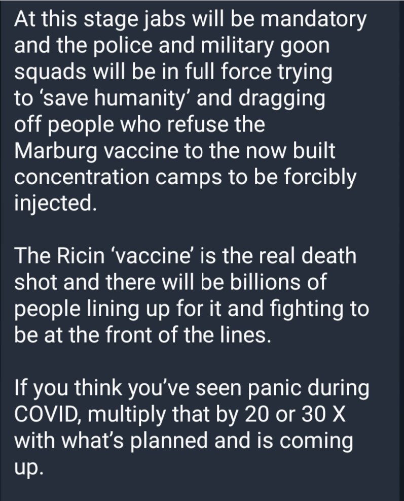 yibbiy's tweet image. #Marburg #virus ☠️☠️☠️💉💉💉 

Make sure people know. 

#FreedomFlu