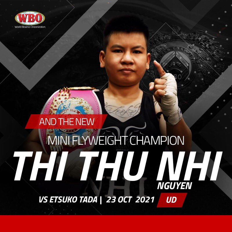 Congratulations to the first Vietnamese world champ!