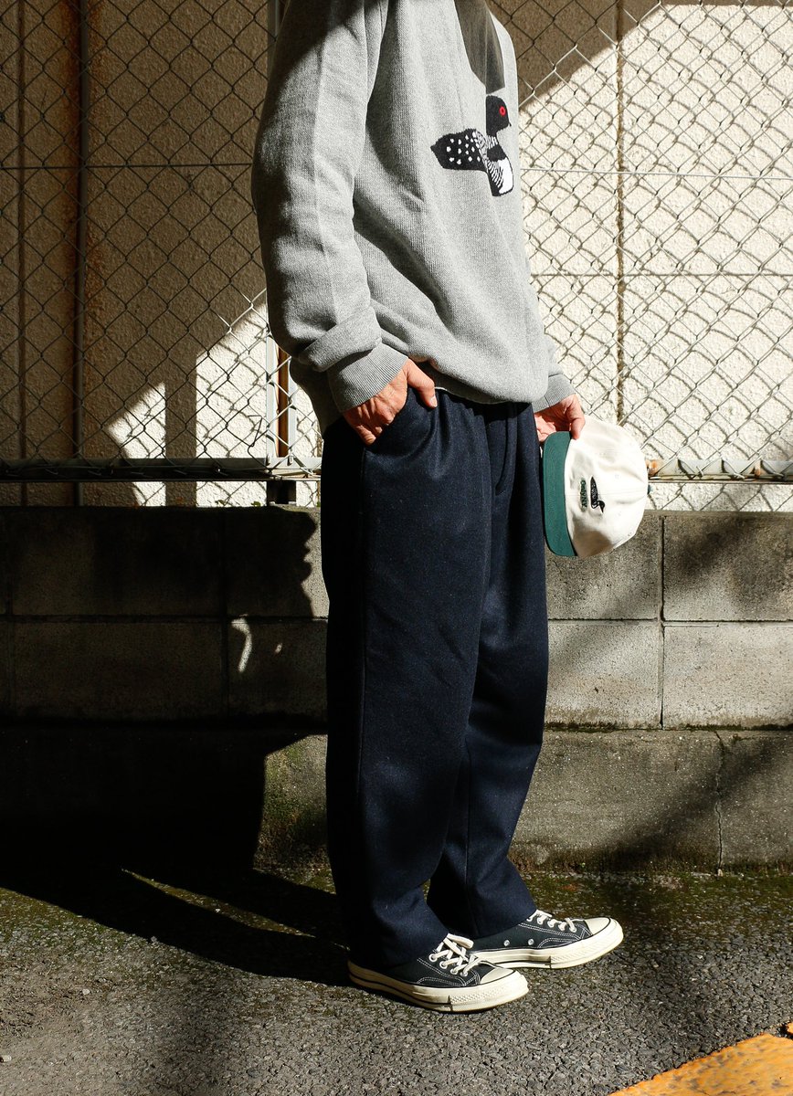 12stadium's tweet photo. "あんなものやこんなもの"
「冬支度 '21 🦆🐏🧶♨️」
Only NY / Loon Polo Hat
Only NY / Loon Knit Sweater
Ceasters / 2P Easy Trousers
#OnlyNY #Ceasters #BurelWool
https://t.co/J8zBmzOeQ5 https://t.co/WxypQn8TDO