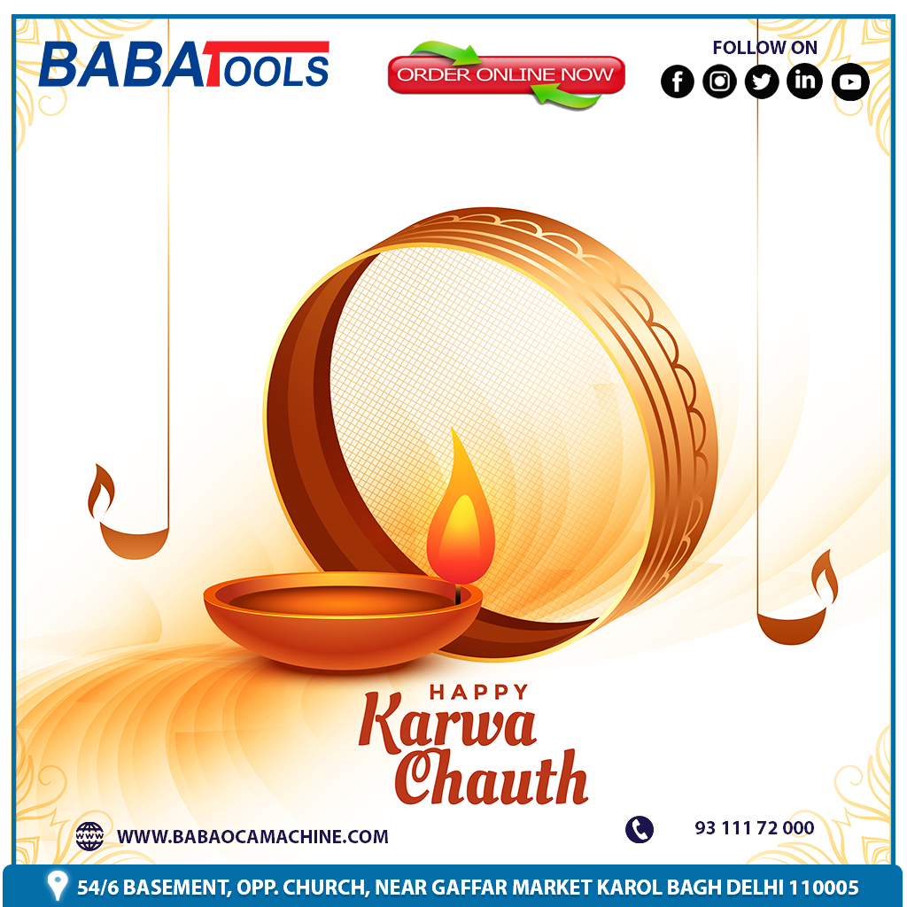 BabaCable's tweet photo. May the goddess hear your prayers on this auspicious day of Karwa Chauth. May your married life be filled with happiness and laughter. Happy Karwa Chauth!
#babatools #babaocamachine #babacable https://t.co/LtZiVKoCH5
