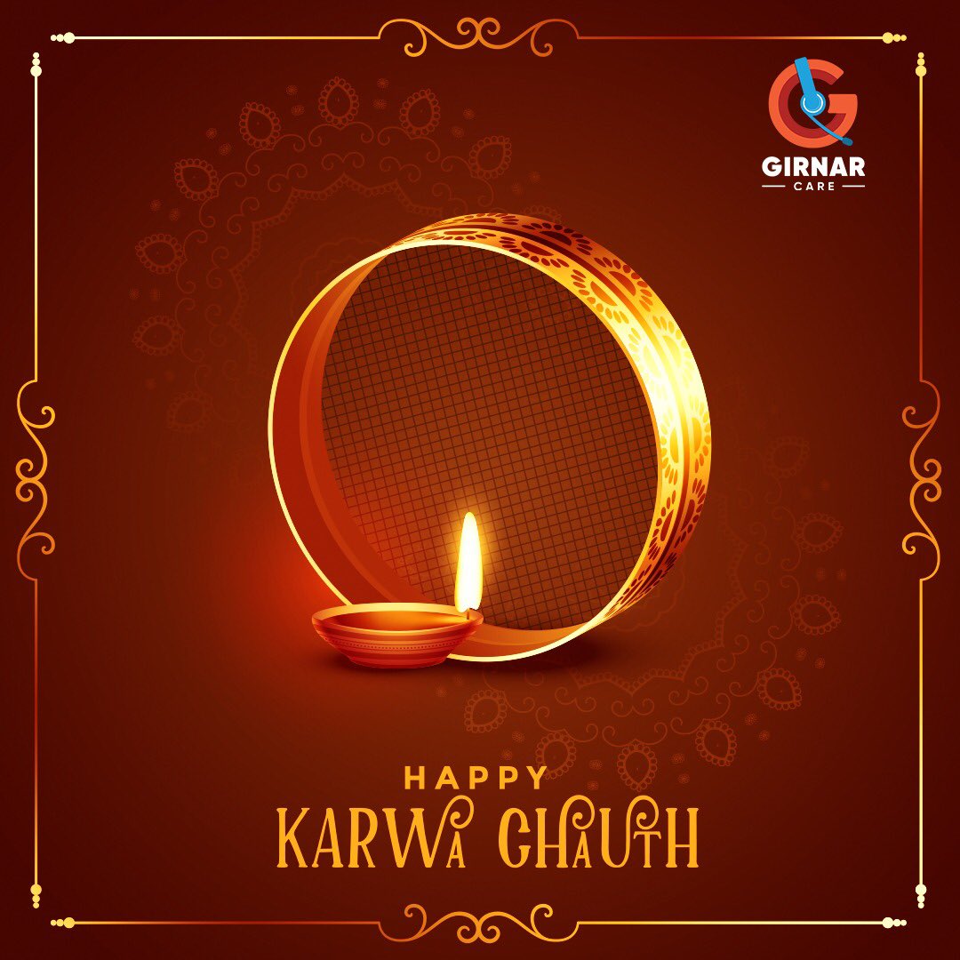 girnarcare's tweet photo. Warm greetings on this auspicious day. May the Almighty bless you all with happiness, health and peace!
 #KarwaChauth https://t.co/p1ySIjd8R2