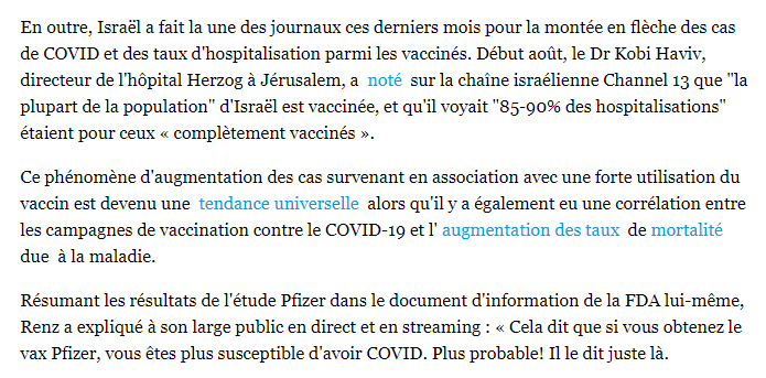 jl_proulx's tweet photo. Une ancienne employée de Pfizer, qui travaille maintenant comme analyste de l'industrie, a fourni des documents indiquant que la compagnie sait que son vaccin rend les gens qui le reçoivent plus susceptibles de contracter le coronavirus.

Source : https://t.co/DV9JoEYJUu https://t.co/18eeqJpWdx