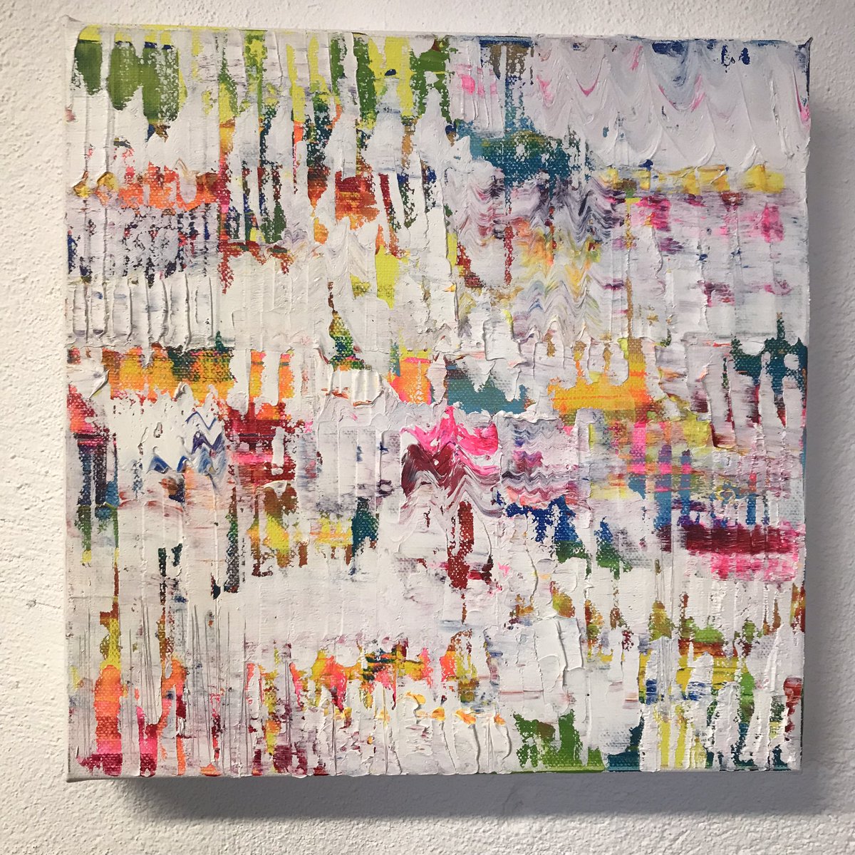 Colour chaos ~ oil and acrylic on canvas