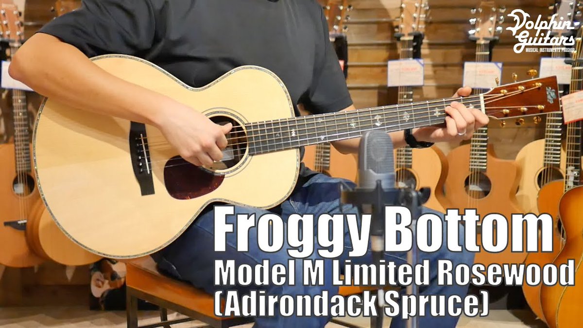 dolphingt's tweet photo. 【江坂店】Froggy Bottom: Model M Limited Rosewood (Adirondack Spruce)
時折見せるワイルドさも含め、これぞアメリカンサウンドとも云うべきサウンド。
ぜひチェックしてみてください。
https://t.co/hTajKZiOGj
#dolphinguitars #ドルフィンギターズ #FroggyBottom #フロッギーボトム https://t.co/Sv80sV2lBj