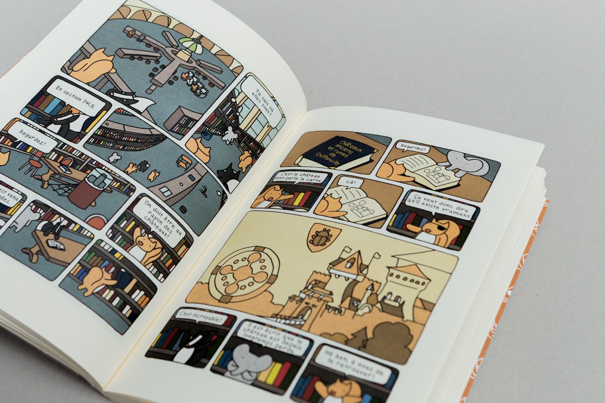 Voilà le troisième épisode d'Anders de #GregoryMackay, #AndersEtLeChateau!
Sous une livrée qui tranche avec les précédents, en quadrichromie avec une couverture en bodonienne sérigraphiée, retrouvez une aventure tout aussi trépidante!
Pour plus d'infos : thc.tf/go