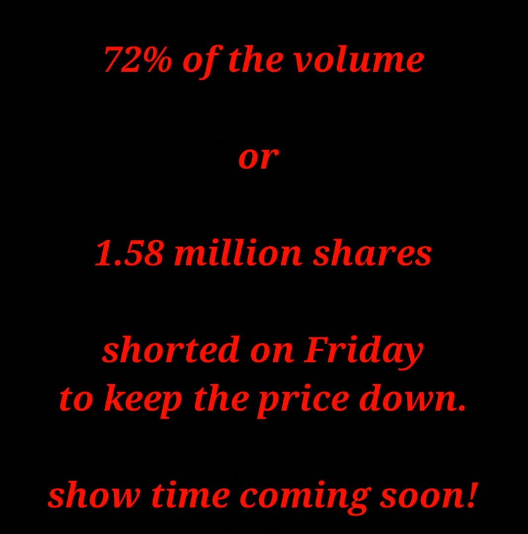 MrDavidNIO's tweet image. Let this sink in. They need to locate those 1.58m shares or FTD will be in millions. Market will start to buy at market rate. That is not asking for trouble, but destruction. I had double down burger Friday, still feeling hungry. #HellWave 😱 
#GME #AMC